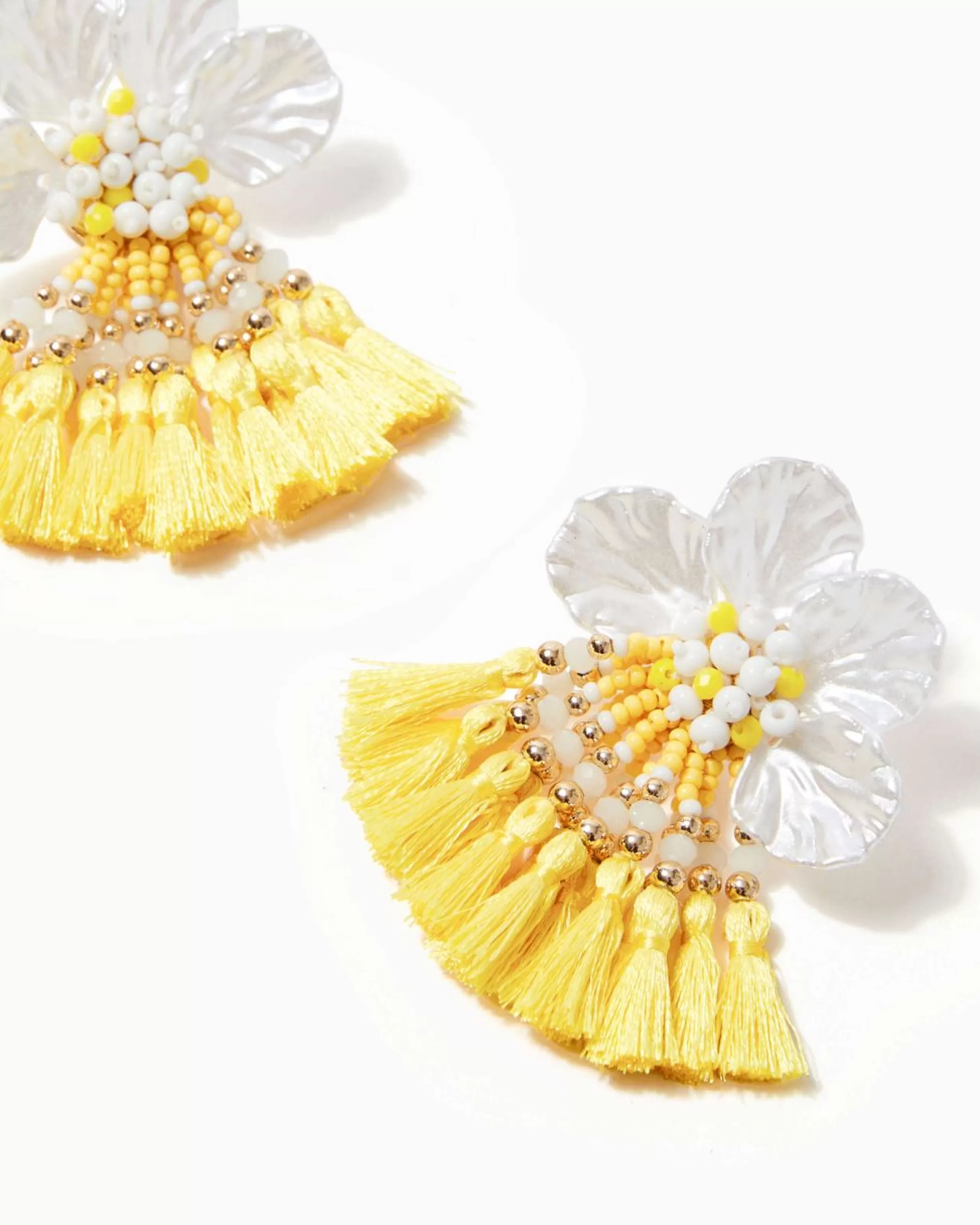 Hot Lilly Pulitzer In A Sunny State Earrings Creme Fraiche