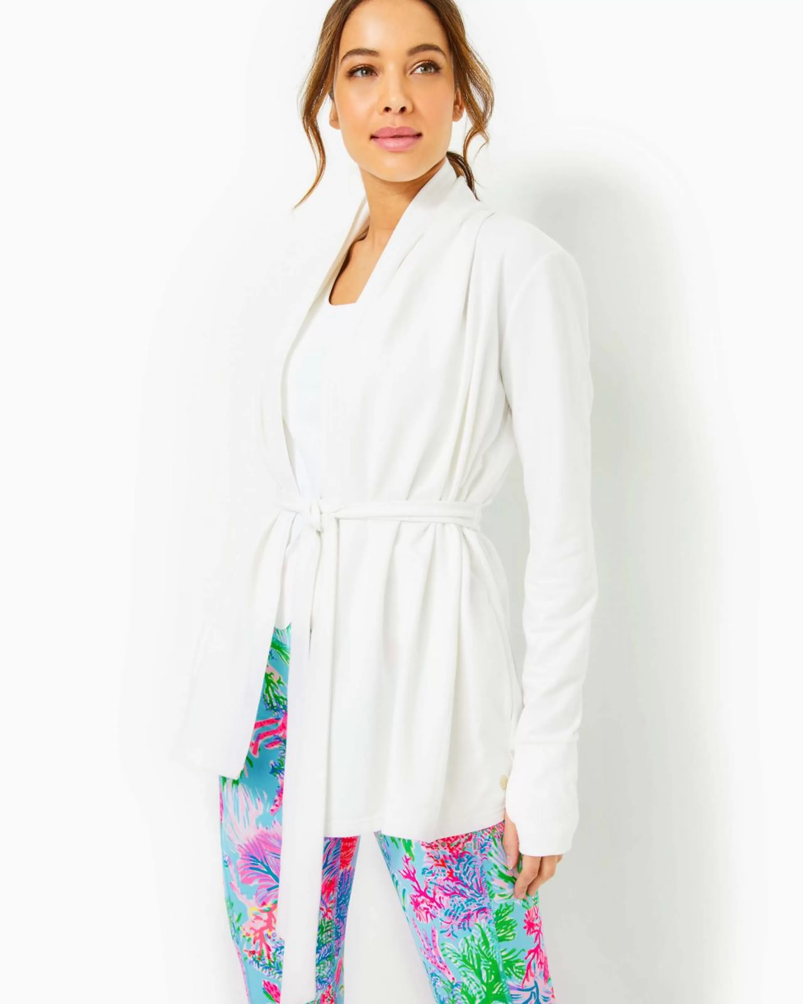 Online Lilly Pulitzer Luxletic Caspain Wrap Resort White