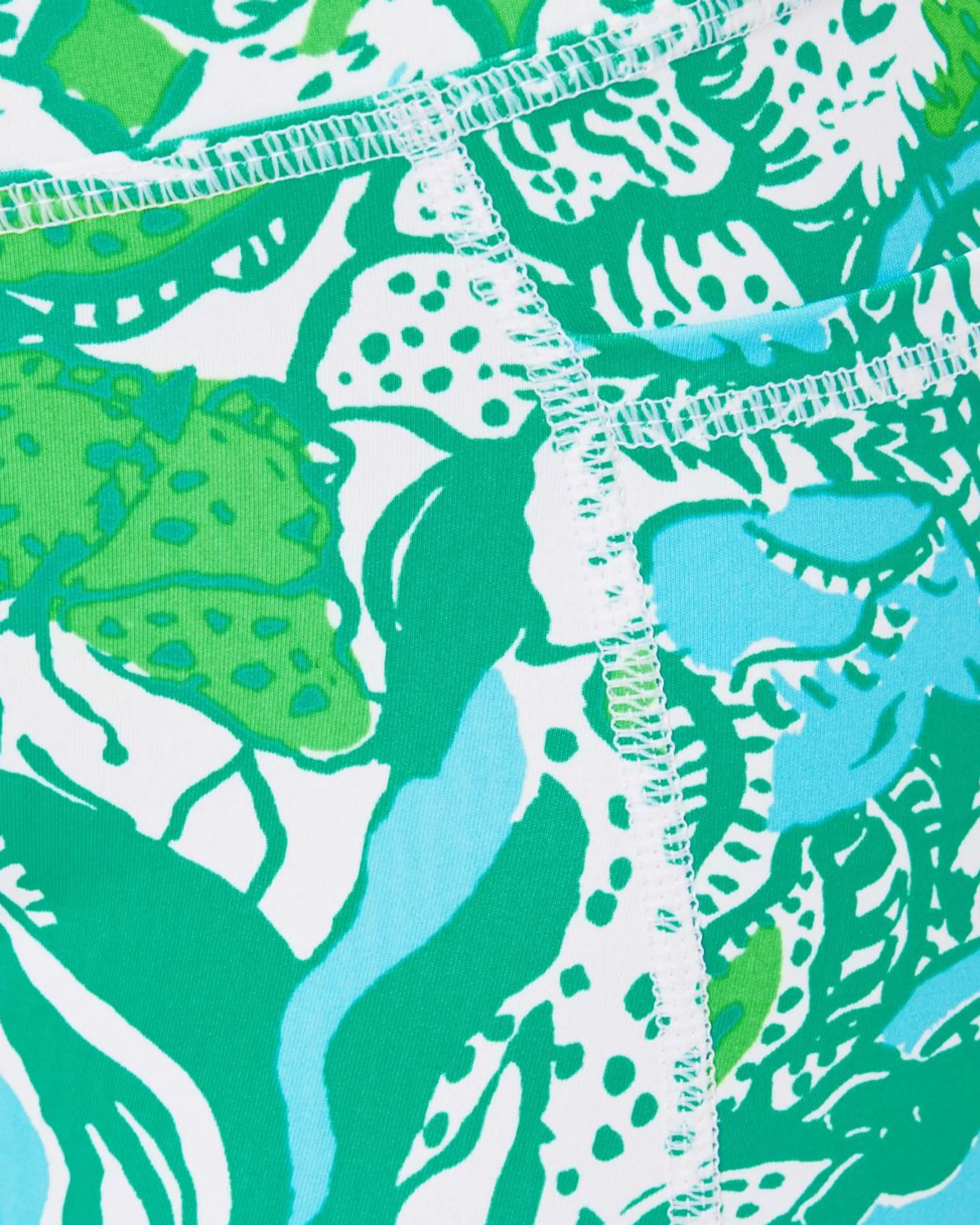 Hot Lilly Pulitzer Upf 50+ Luxletic 21" South Beach High Rise Crop Legging Botanical Green Safari Sangria
